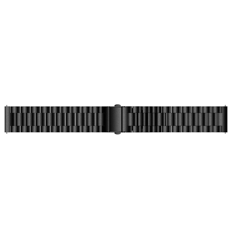 Black Vintage Steel Strap | For 22mm Huawei & Amazfit Smartwatches