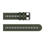 Army Green/Black Breathable Silicone® Strap | For 22mm Huawei & Amazfit Smartwatches