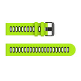 Green/Black Breathable Silicone® Strap | For 20mm Huawei & Amazfit Smartwatches