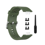 Huawei Watch Fit Strap | Army Green Plain Silicone