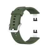 Huawei Watch Fit Strap | Army Green Plain Silicone