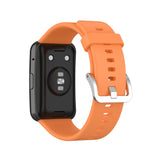 Huawei Watch Fit Strap | Orange Plain Silicone