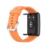 Huawei Watch Fit Strap | Orange Plain Silicone