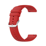 Red Plain Silicone Strap | For 22mm Huawei & Amazfit Smartwatches