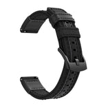 Black Canvas Adventurer® Strap | For 20mm Huawei & Amazfit Smartwatches