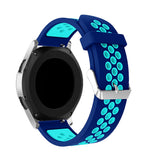 Blue/Light Blue Silicone Sports® Strap | For 22mm Huawei & Amazfit Smartwatches