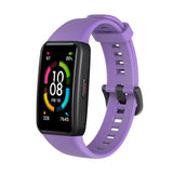 Huawei Band 6 Strap | Honor Band 6 Strap | Purple Silicone