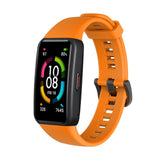 Huawei Band 6 Strap | Honor Band 6 Strap | Orange Silicone