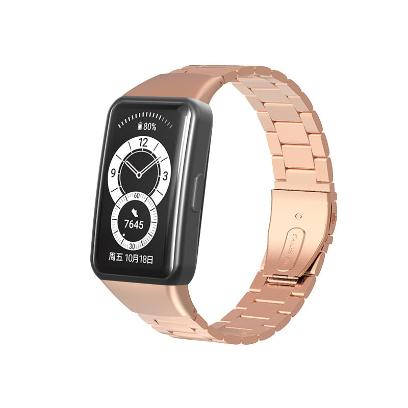 Huawei Band Strap Honor Band Strap Rose Gold Vintage Steel