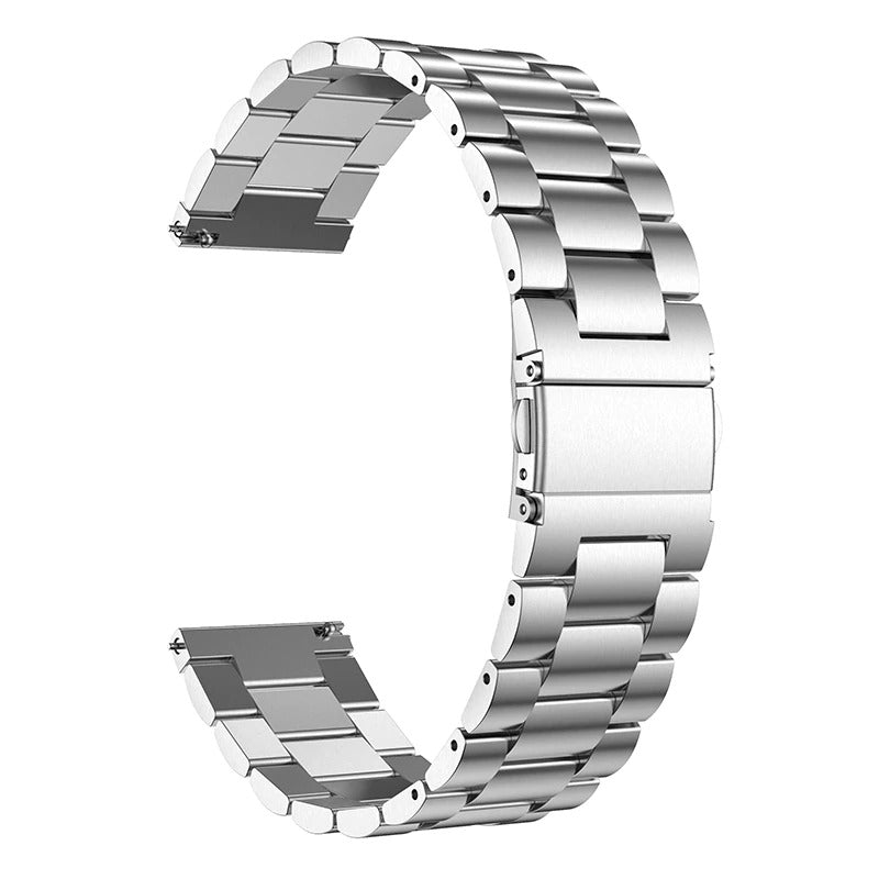 Silver Vintage Steel Strap | For 20mm Huawei & Amazfit Smartwatches