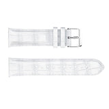 White Smooth Leather Strap | For 20mm Huawei & Amazfit Smartwatches
