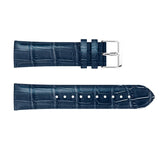 Blue Smooth Leather Strap | For 20mm Huawei & Amazfit Smartwatches