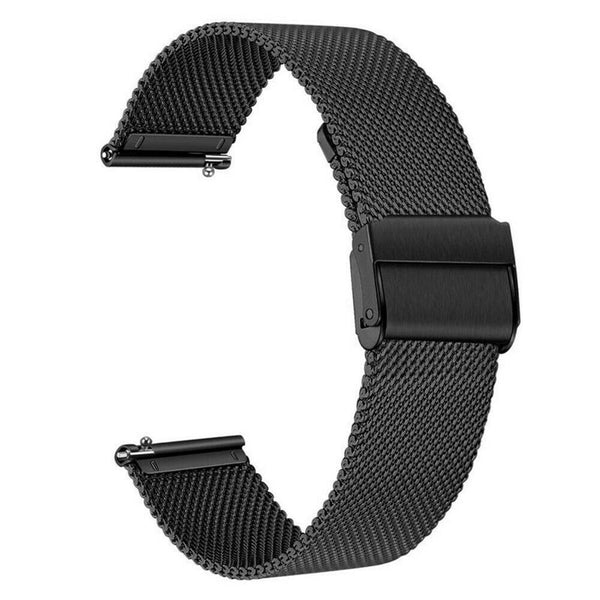 Black Premium Milanese Strap | For 20mm Huawei & Amazfit Smartwatches