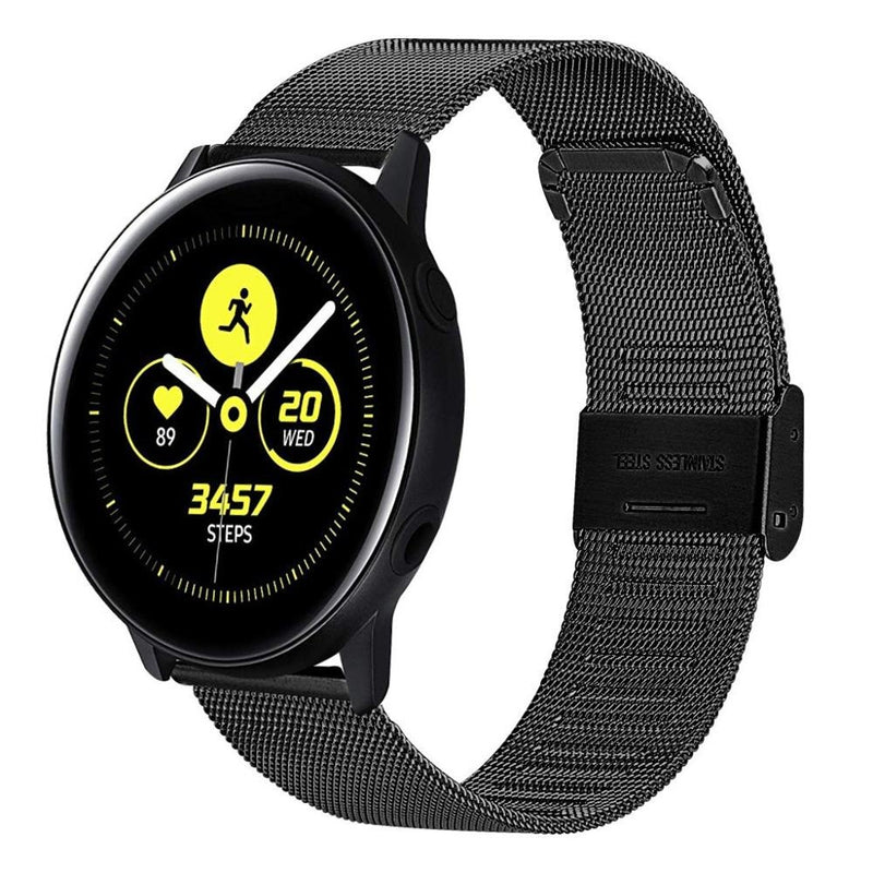 Black Premium Milanese Strap | For 20mm Huawei & Amazfit Smartwatches