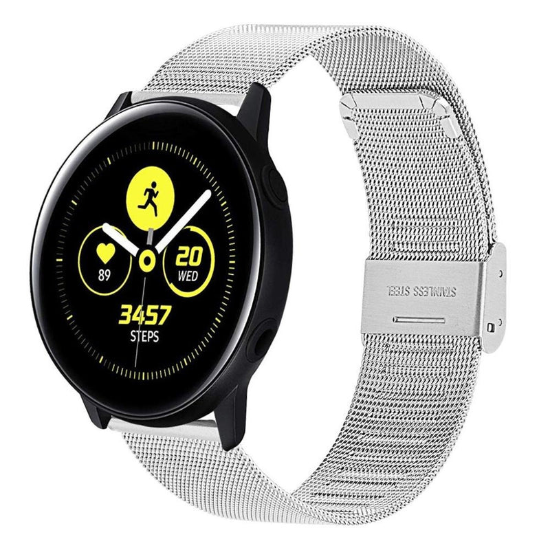 Silver Premium Milanese Strap | For 20mm Huawei & Amazfit Smartwatches