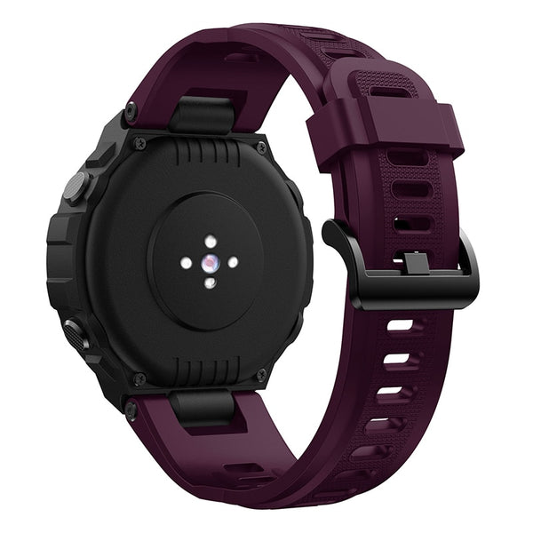 Amazfit T-Rex Strap/Band | Deep Purple Plain Silicone