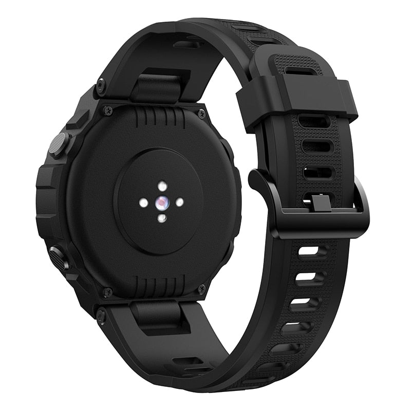 Amazfit T-Rex Strap/Band | Black Plain Silicone