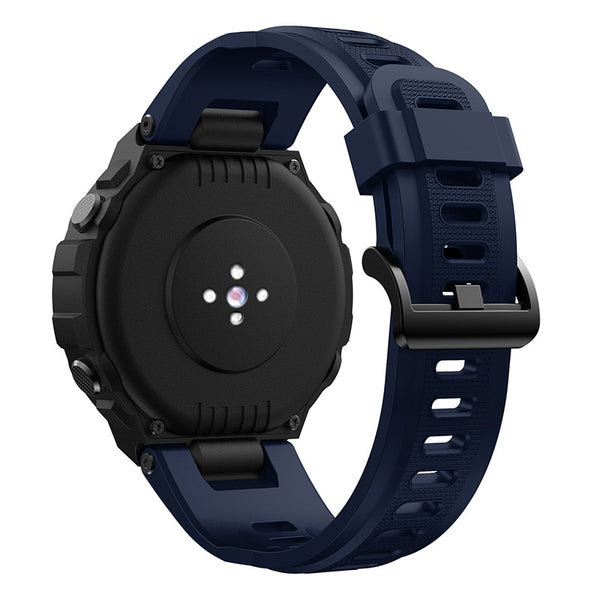 Amazfit T-Rex Strap/Band | Navy Blue Plain Silicone