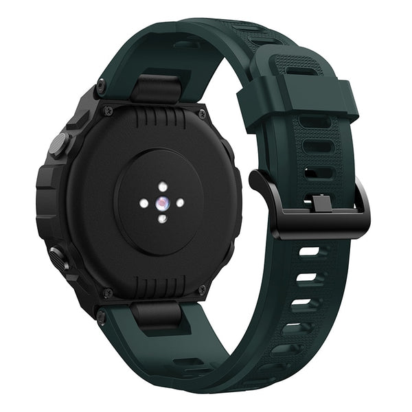 Amazfit T-Rex Strap/Band | Olive Green Plain Silicone