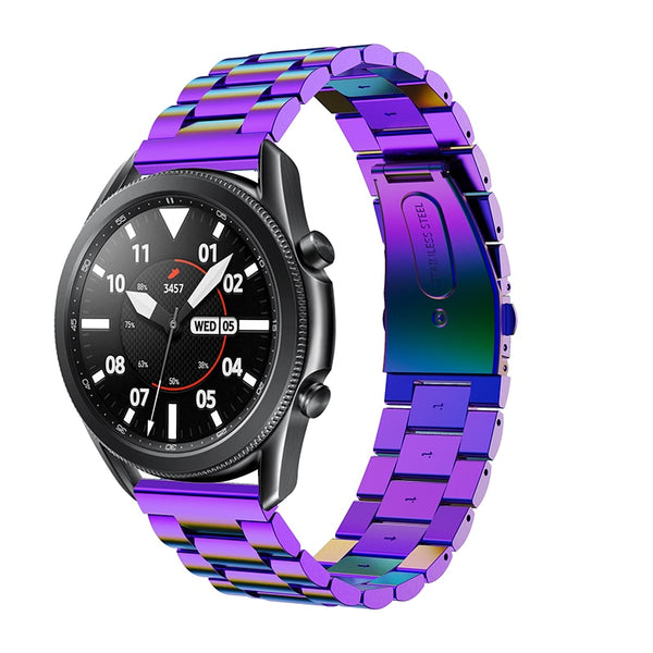 Purple Vintage Steel Strap | For 20mm Huawei & Amazfit Smartwatches