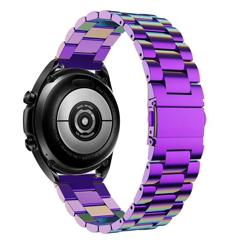 Purple Vintage Steel Strap | For 22mm Huawei & Amazfit Smartwatches