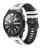 White/Black Breathable Silicone® Strap | 22mm