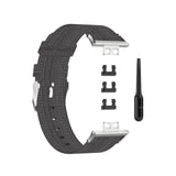 Huawei Watch Fit Strap | Plain Black Nylon
