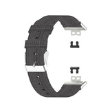 Huawei Watch Fit Strap | Plain Black Nylon