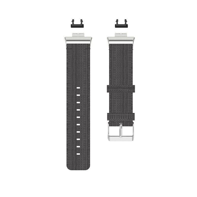 Huawei Watch Fit Strap | Plain Black Nylon