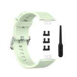 Huawei Watch Fit Strap | Light Green Plain Silicone