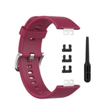 Huawei Watch Fit Strap | Red Wine Plain Silicone