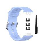 Huawei Watch Fit Strap | Light Blue Plain Silicone