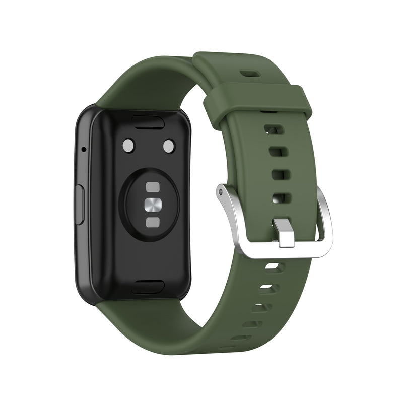 Huawei Watch Fit Strap | Army Green Plain Silicone