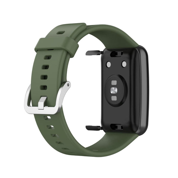 Huawei Watch Fit Strap | Army Green Plain Silicone