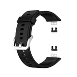 Huawei Watch Fit Strap | Black Plain Silicone