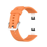 Huawei Watch Fit Strap | Orange Plain Silicone