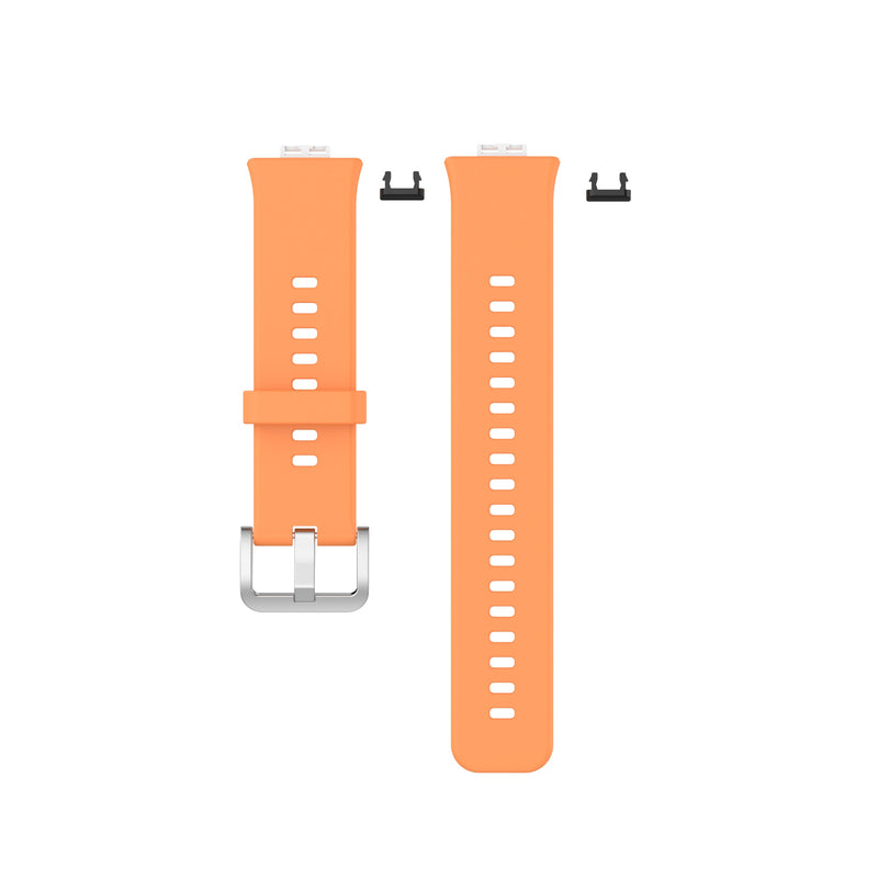 Huawei Watch Fit Strap | Orange Plain Silicone
