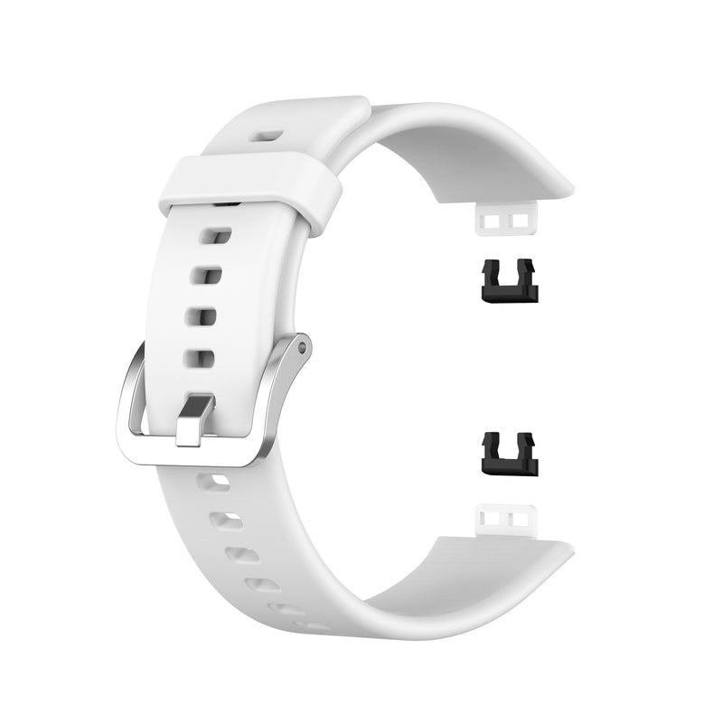 Huawei Watch Fit Strap | White Plain Silicone