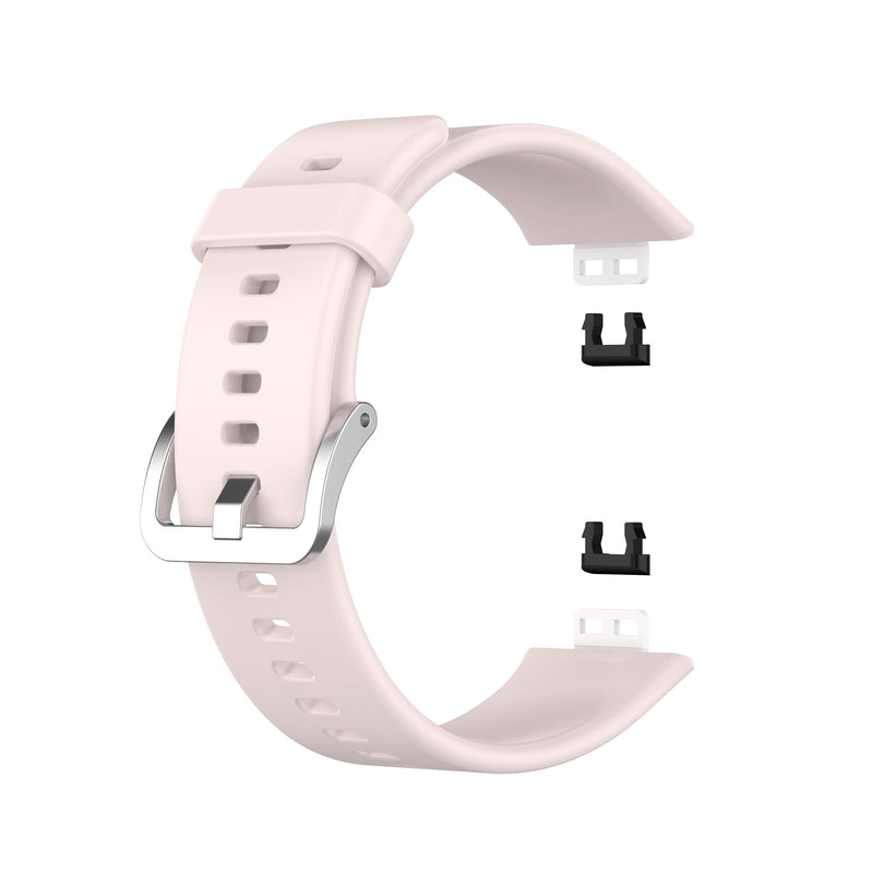 Huawei Watch Fit Strap | Light Pink Plain Silicone