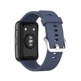 Huawei Watch Fit Strap | Blue Plain Silicone