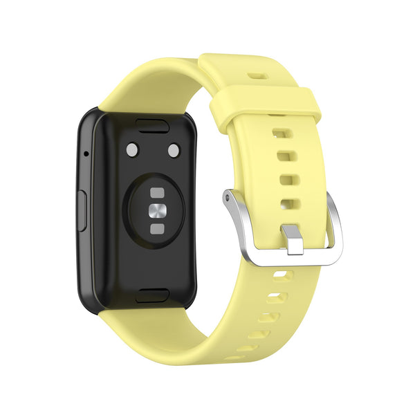 Huawei Watch Fit Strap | Yellow Plain Silicone