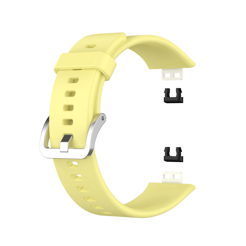 Huawei Watch Fit Strap | Yellow Plain Silicone