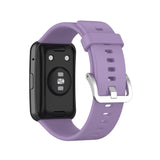 Huawei Watch Fit Strap | Purple Plain Silicone