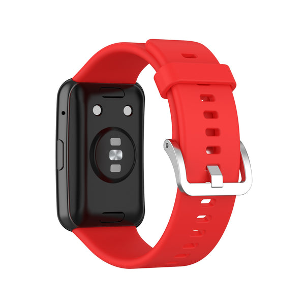 Huawei Watch Fit Strap | Red Plain Silicone