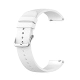 White Plain Silicone Strap | For 22mm Huawei & Amazfit Smartwatches