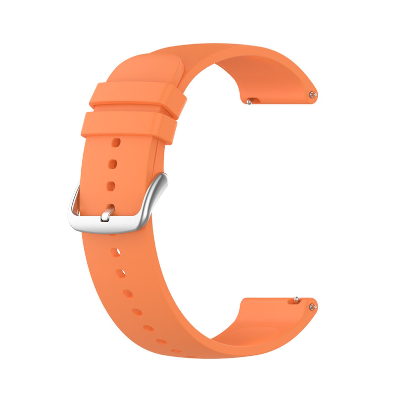 Orange Plain Silicone Strap | For 22mm Huawei & Amazfit Smartwatches