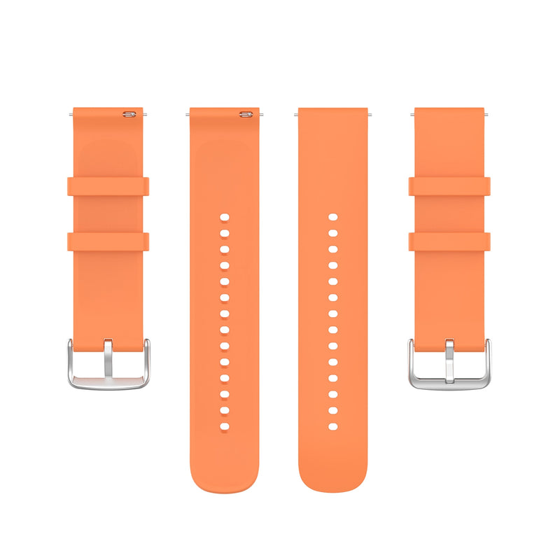 Orange Plain Silicone Strap | For 22mm Huawei & Amazfit Smartwatches