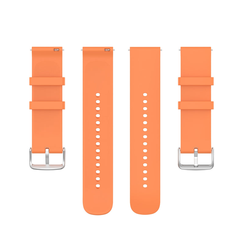 Orange Plain Silicone Strap | For 20mm Huawei & Amazfit Smartwatches