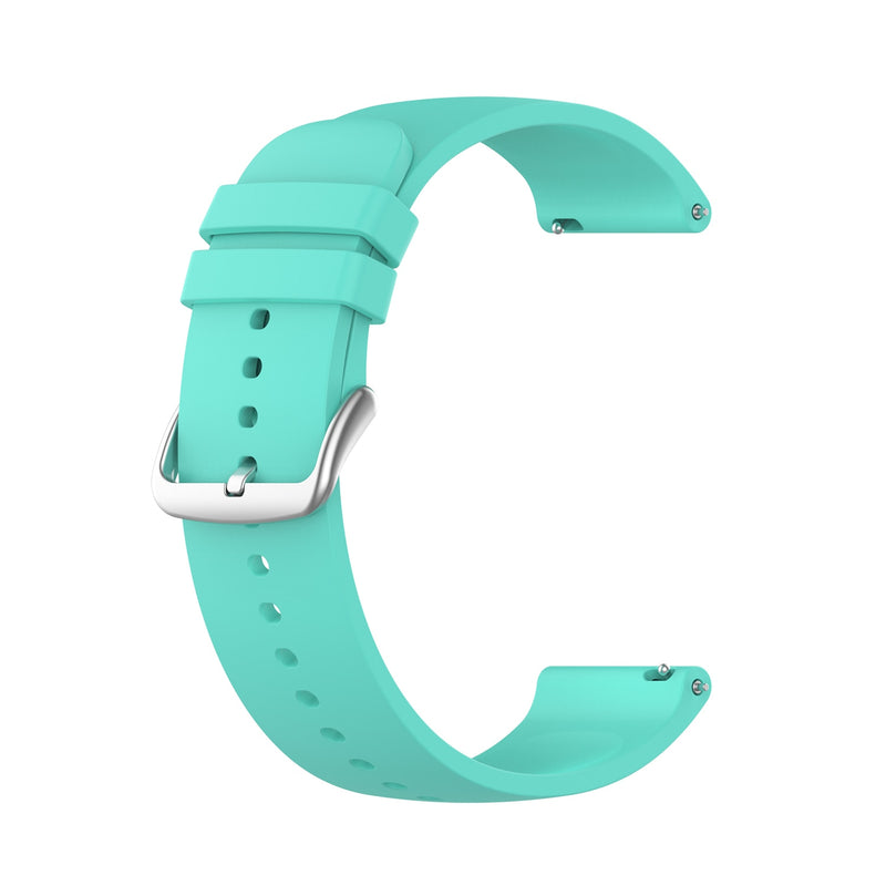 Light Green Plain Silicone Strap | For 20mm Huawei & Amazfit Smartwatches
