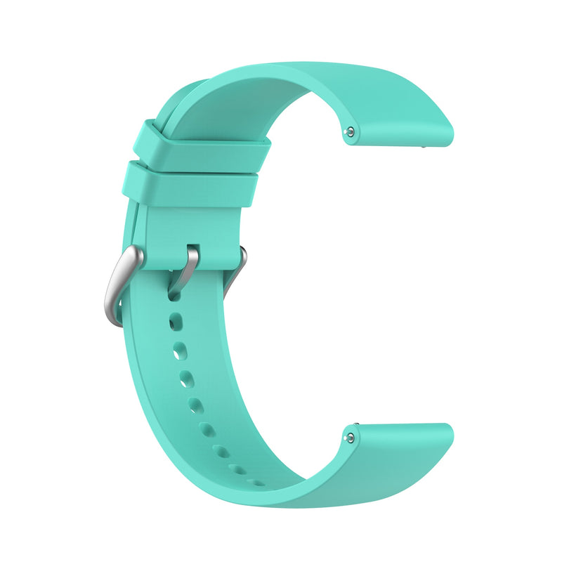 Light Green Plain Silicone Strap | For 22mm Huawei & Amazfit Smartwatches